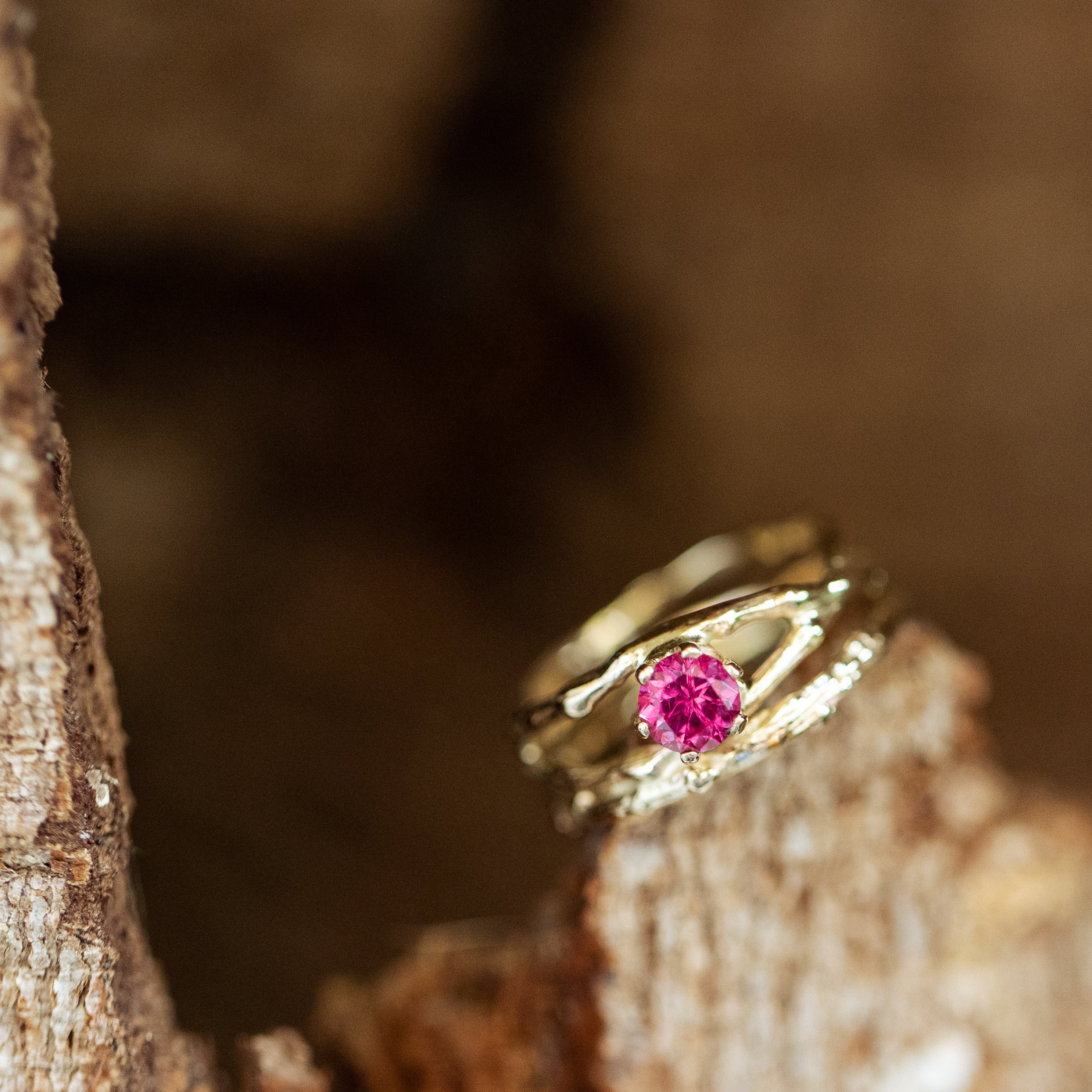 Ruby branches engagement ring