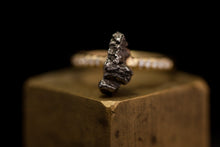 Load image into Gallery viewer, Meteorite ring &amp; diamonds
