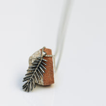 Load image into Gallery viewer, Silver leaves pendants
