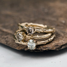 Load image into Gallery viewer, Oval branch engagement ring
