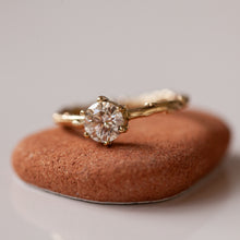 Load image into Gallery viewer, White Diamond branch ring
