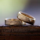 טבעת נישואין עגול חצי עגול