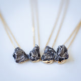 Gold Meteorite necklace